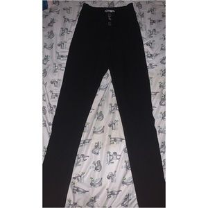 Black high waisted jeggings